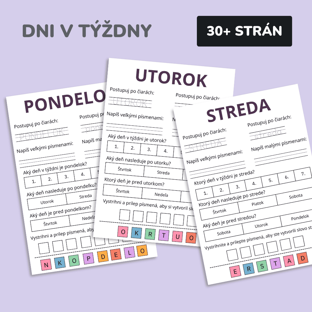 Program pre 1. ročník (6-7 rokov)